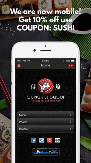 Samurai Sushi App(圖1)-速報App