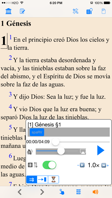 Santa Biblia Version Reina Valera (con audio) Screenshot 5