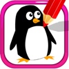 Penguin Coloring Book Drawing Education