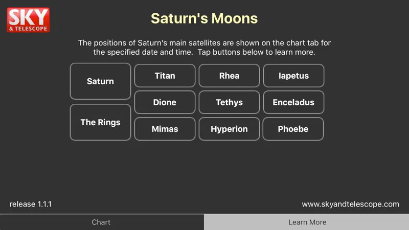 SaturnMoons screenshot 3 of 5