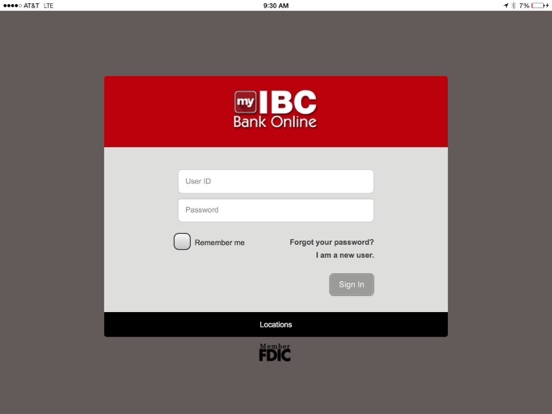 ibc bank app