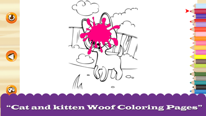 How to cancel & delete Cat and kitten Woof Coloring Pages from iphone & ipad 2