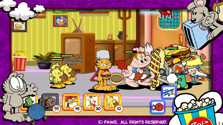 Garfield's Defense: Attack of the Food Invaders screenshot-3