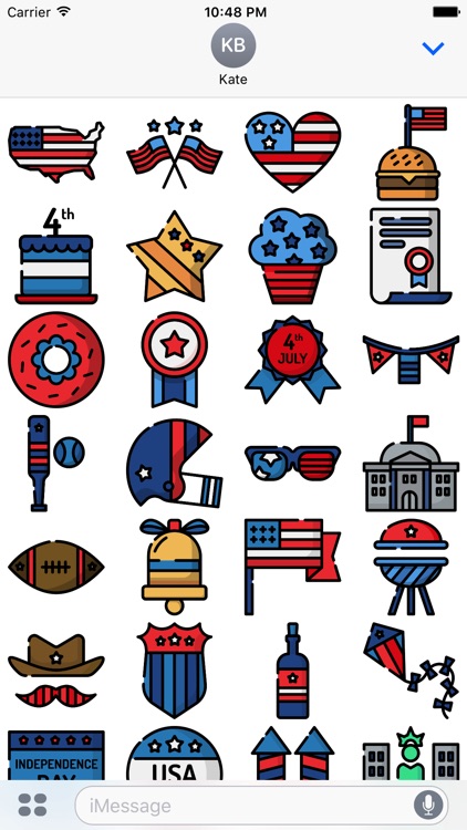 Fourth of July Sticker Pack