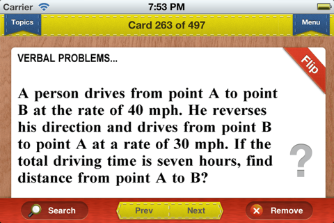 Wonderlic Math Prep Flashcards Exambusters screenshot 2