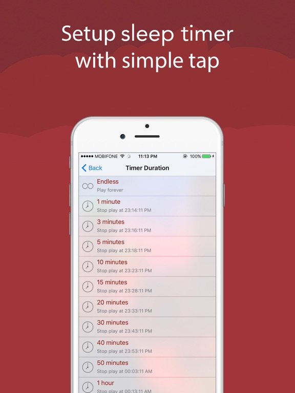 Sleep Sounds - White Noise : Busy City iPad screenshot 5 - Health & Fitness app