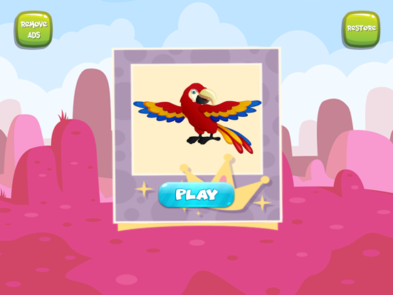 animals jigsaw puzzles problem solving games iPad screenshot