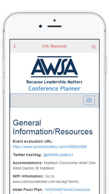 AWSA PD Event App