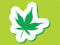 Marijuana Weed Emoji Sticker Pack