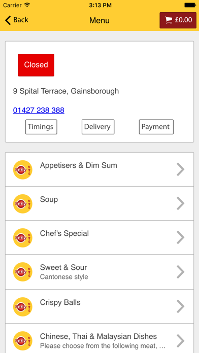 App screenshot