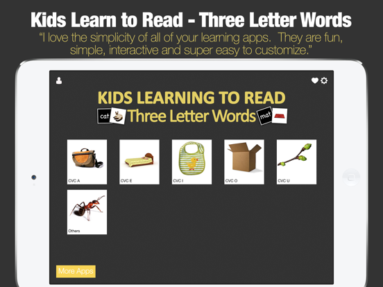 Screenshot #4 pour Kids Learning to Read - Three Letter CVC Words