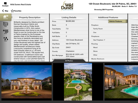 Wild Dunes Real Estate for iPad screenshot 4