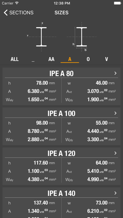 Screenshot #2 pour Steel Profiles Catalogue