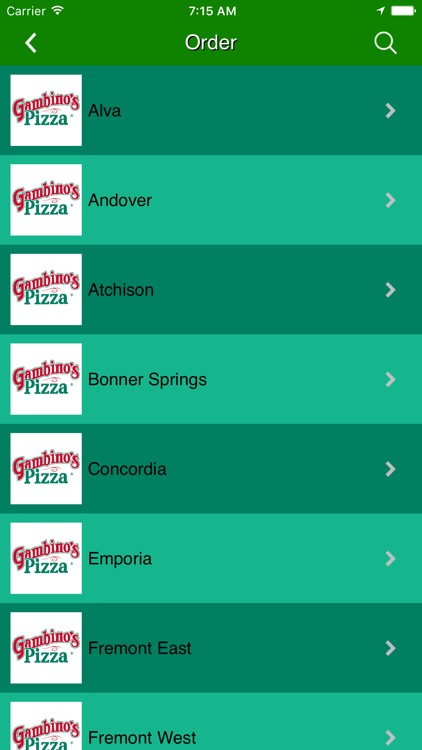 Gambino's Pizza Online Ordering
