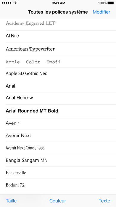 Screenshot #1 pour UIFont