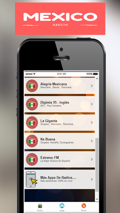 Screenshot #2 pour A+ Radios Mexico