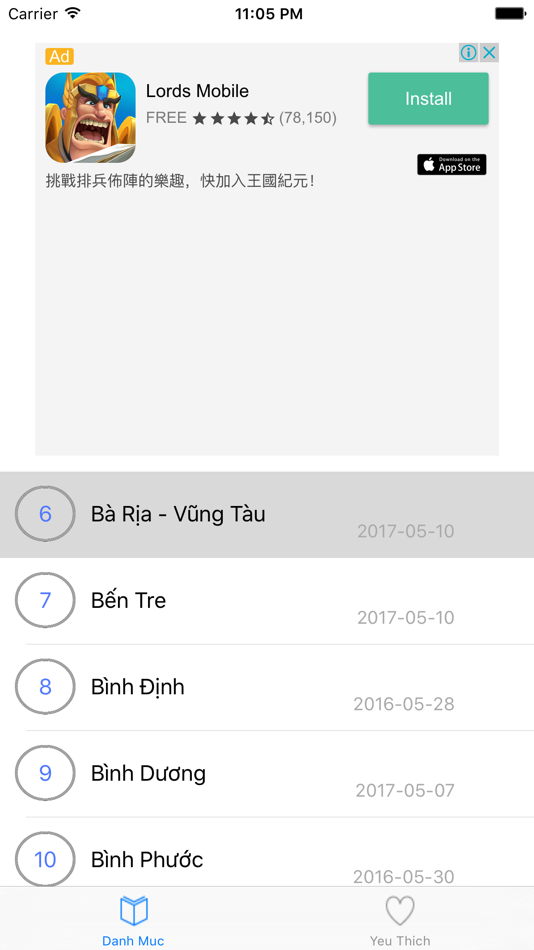 Lịch cúp điện - 3.2 - (iOS)