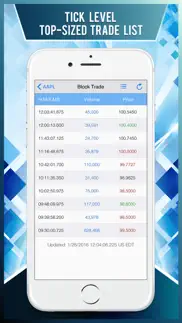 block trade : watch stock market smart money flow iphone screenshot 1