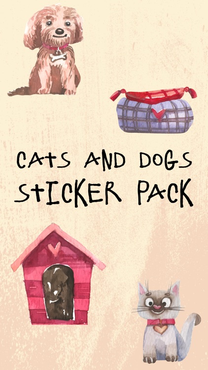 Cats and Dogs Sticker Pack