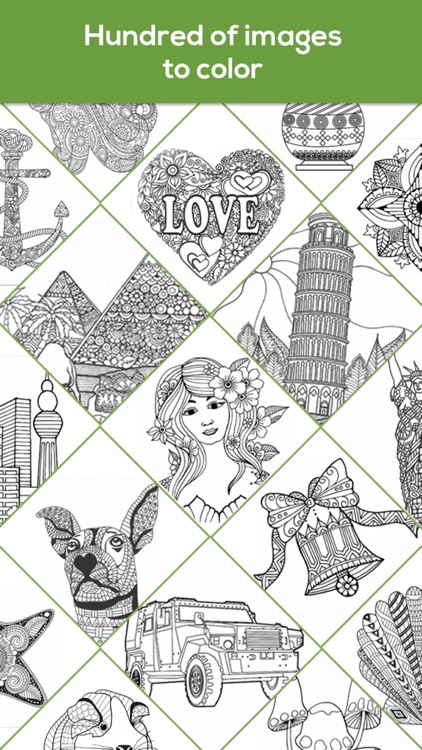 iColor Club: Coloring book and pages for Adults