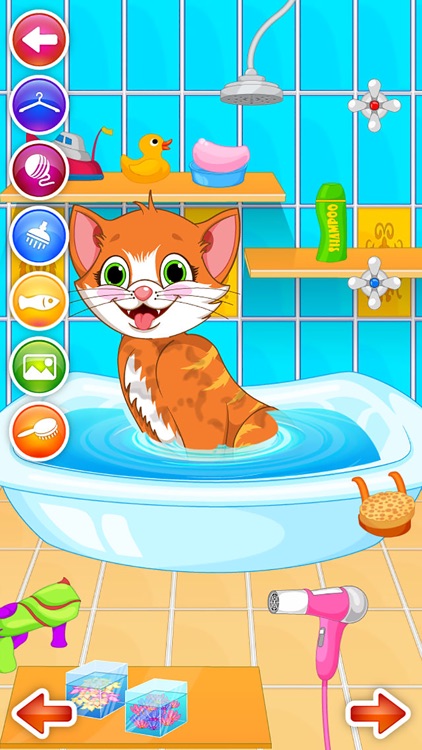 Kitten Adventure - Kids Pet Makeover Spa Games