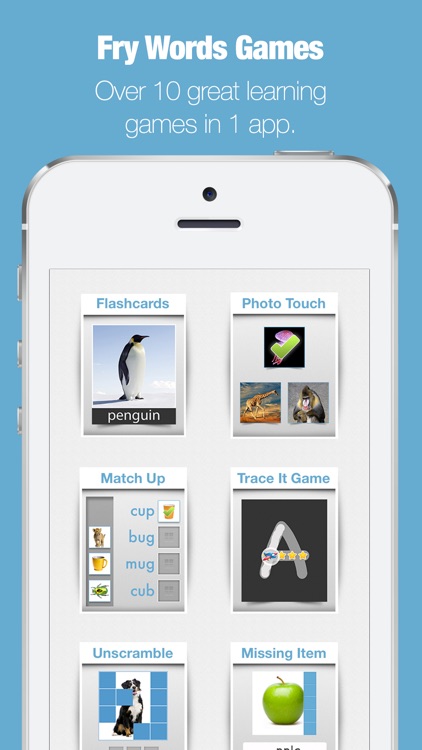 Fry Words Games and Flash Cards