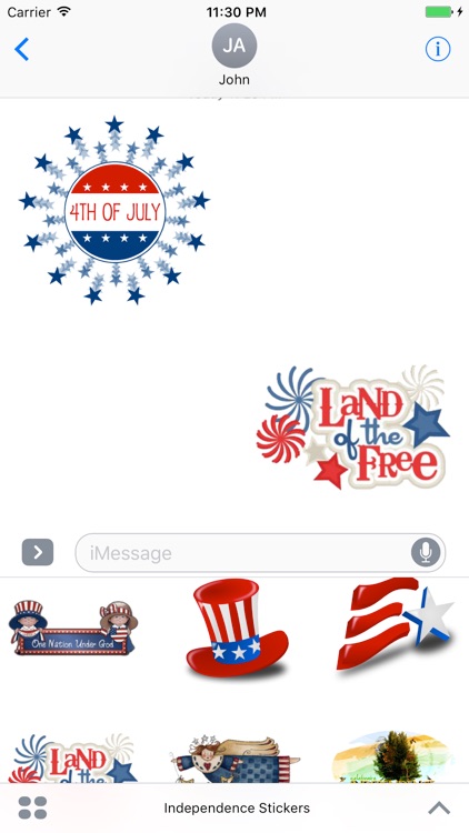 Independence Day Stickers