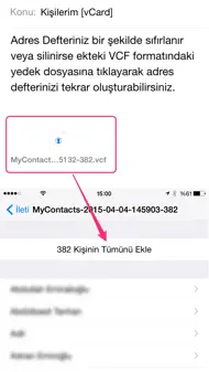 My Contacts Backup Pro iphone resimleri 3