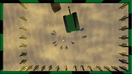 Military Warzone of Tank Cannon Shooting Simulator