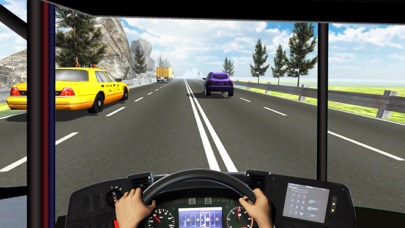 Racing In Bus - Traffic Racerのおすすめ画像1