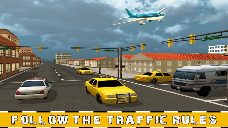 Taxi driver sim: Cab parking simulation