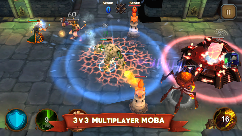 #3. Brawl Swords (iOS) 由: MoonGames
