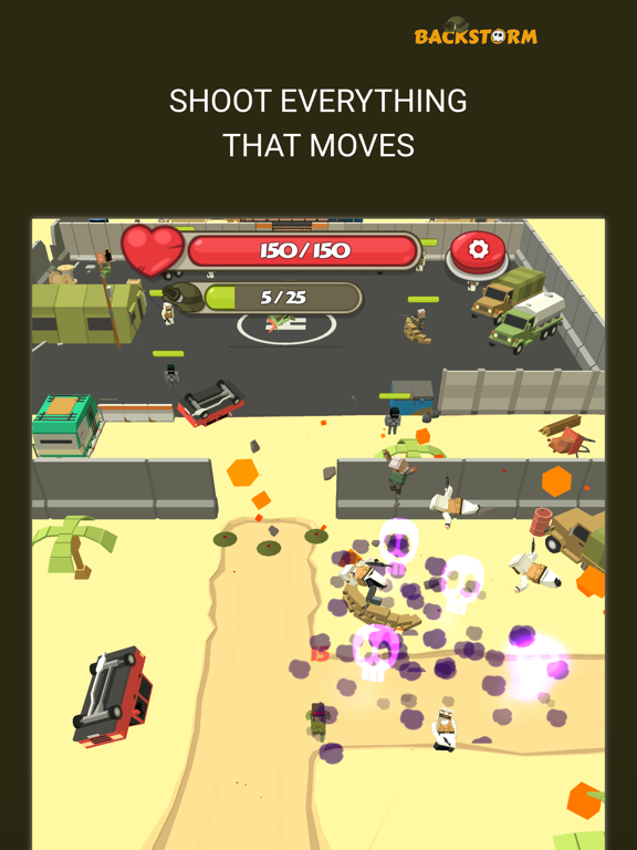 Screenshot #5 for Backstorm Attack - Endless RPG War Runner
