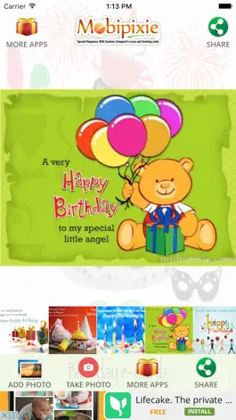 Game screenshot Birthday eCard & Greeting mod apk