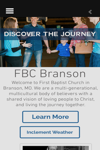 FBC BRANSON APP - náhled
