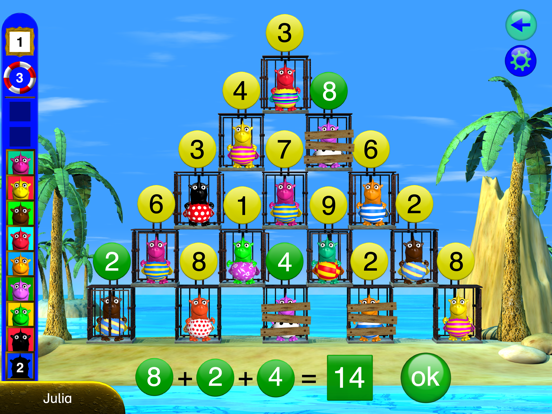 Screenshot #4 pour Maths 1 - calculer avec Fragenbär!