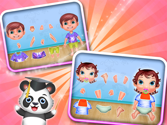 Learning Human Body Parts Game iPad screenshot