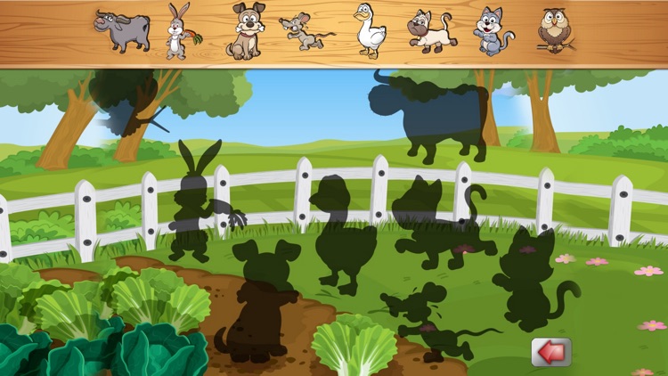 Animal drag  & drop puzzle for toddlers