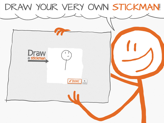 Draw A Stickman: Episode 2 Pro iPad app afbeelding 1