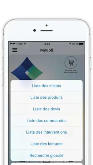 Capture d'écran de MyDoli sur iPhone 2