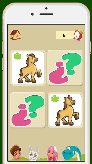 Animals memo games - Find the Pairs game for Kids(圖1)-速報App