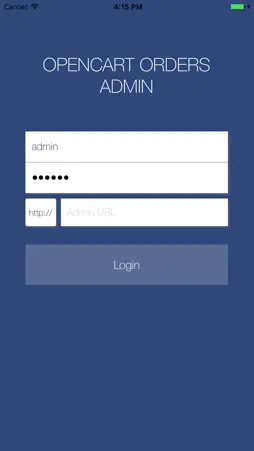 OpenCart Admin screenshot 1