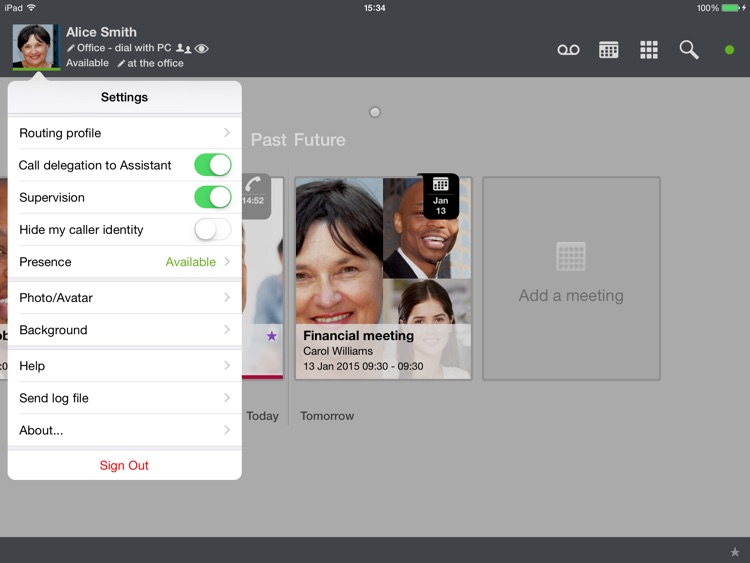 ALE OpenTouch Conversation for iPad screenshot-3