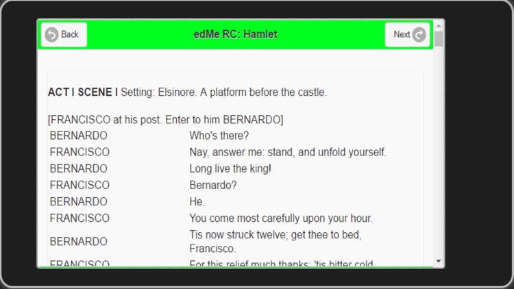 edMe Reading Hamlet by edMe Apps edMe Reading Hamlet by edMe Apps