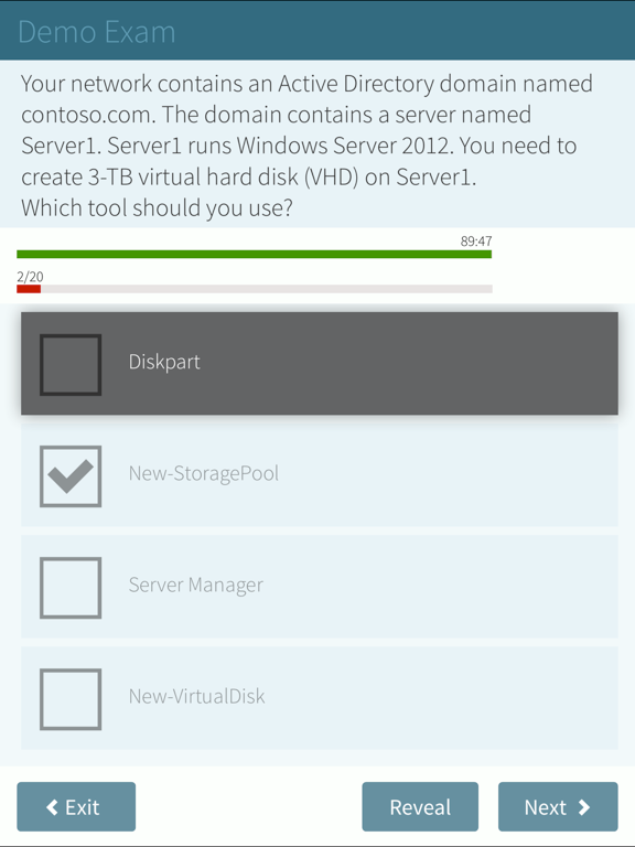 MCSA 70-410 | Windows Server 2012 Exam Prep iPad screenshot 4 - Education app