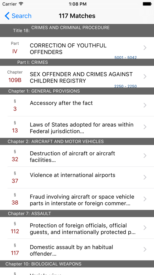 #5. 18 USC - Crimes and Criminal Procedure (LawStack) (iOS) 由: Tekk Innovations LLC