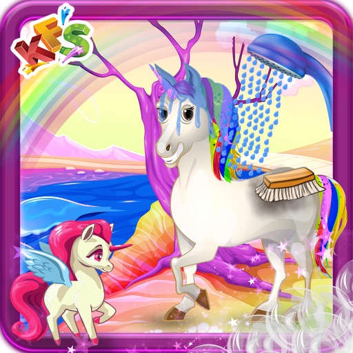 Unicorn Makeover & Wash Salon – Pet Horse Care icon