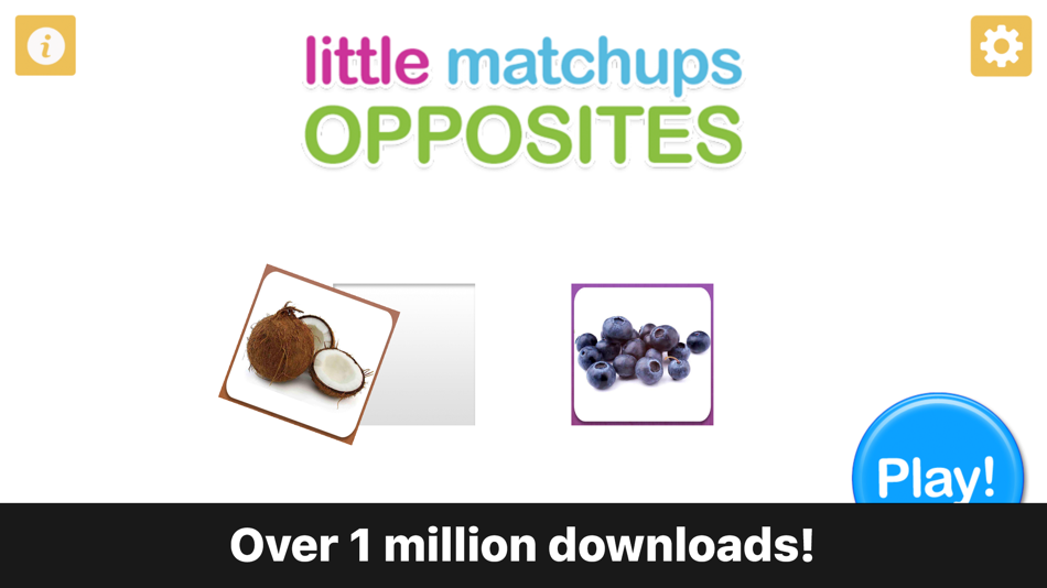 Preschool Game - Little Matchups Opposites - 2.0 - (iOS)