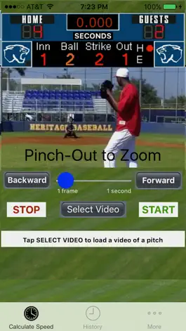 Game screenshot RadarGun-Baseball Pitch Speed mod apk