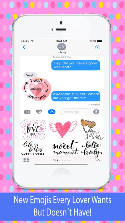 Love Emojis - Images for iMessage